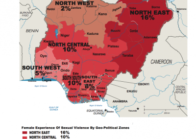 Nigeria Geo-Political Map_Female Experience Of Sexual Violence