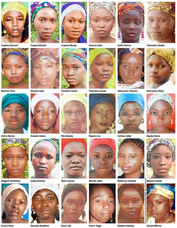 Pictures Of Abducted Girls in Nigeria